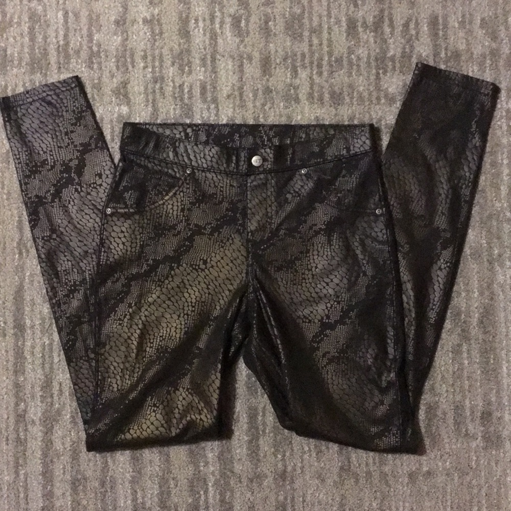 Hue Python Microsuede Leggings Black size S